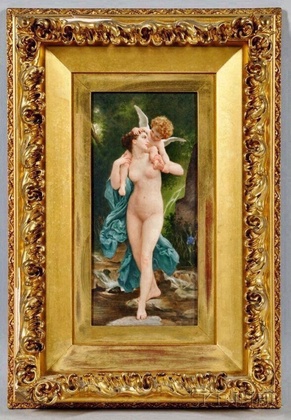 BERLIN KPM PORCELAIN PLAQUE (1 of 1)