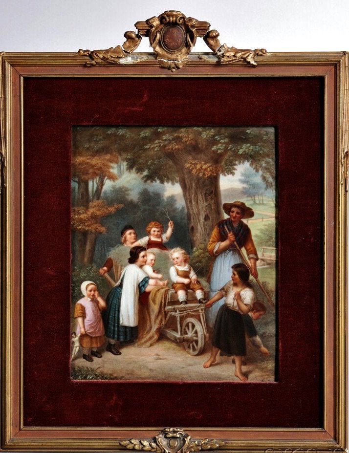 19TH CENTURY BERLIN KPM PLAQUE (1 of 2)