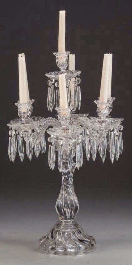 A 19TH CENTURY BACCARAT 7 LIGHT CANDELABRA (1 of 1)
