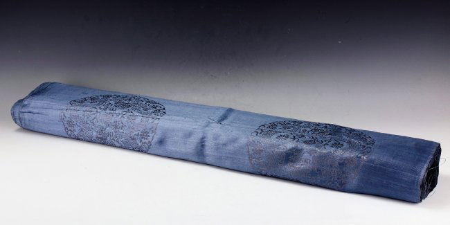 A Long Antique Chinese Silk Textiles/Fabric (1 of 12)