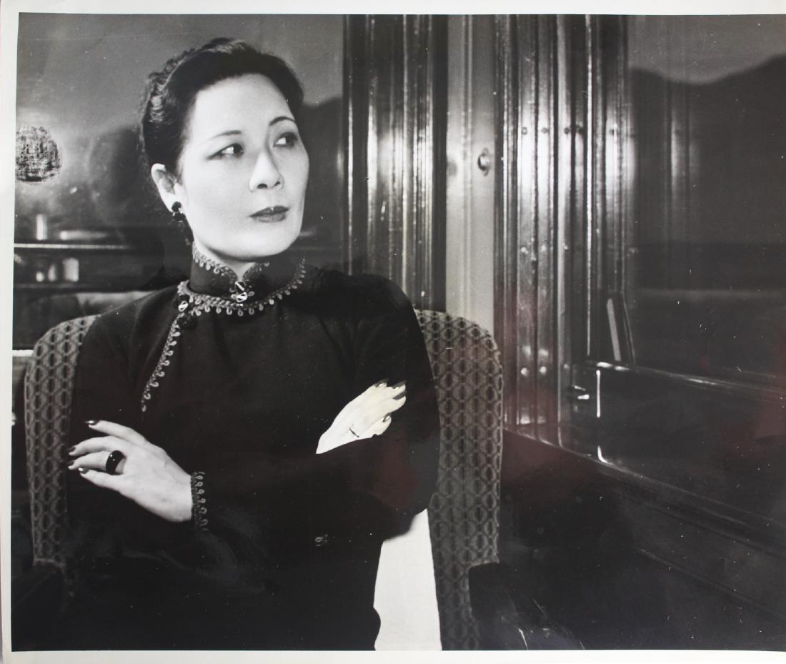 A Photo of Song May-Ling/ Mrs. Kai-Shek Chiang: Size H: 10 W: 8 inches