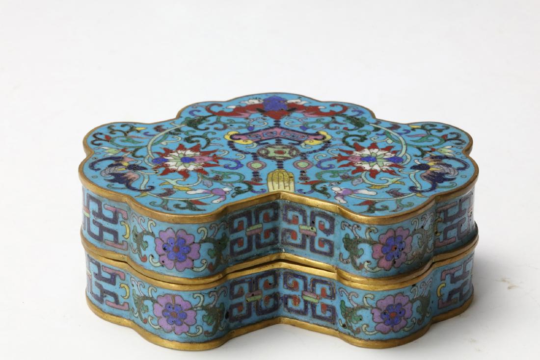 A Chinese Cloisonne Box Qianlong Mark and Period (1 of 7)