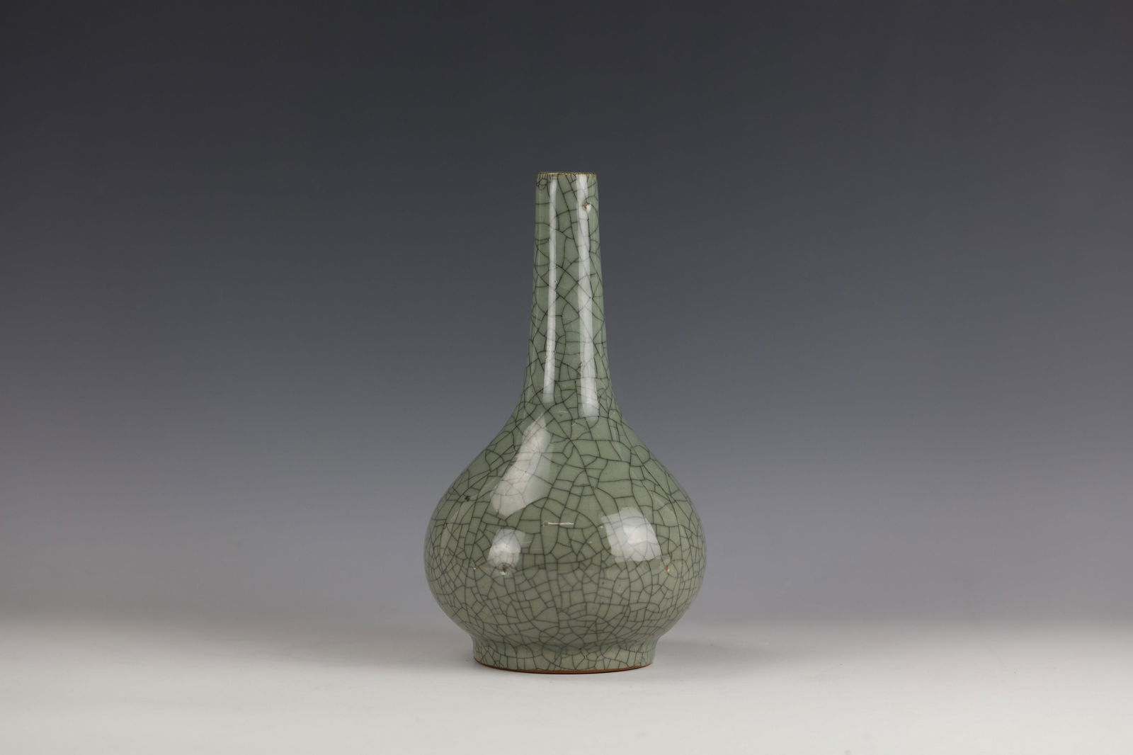 A 19th Century Ge Glazed Bottle Vase (1 of 13)