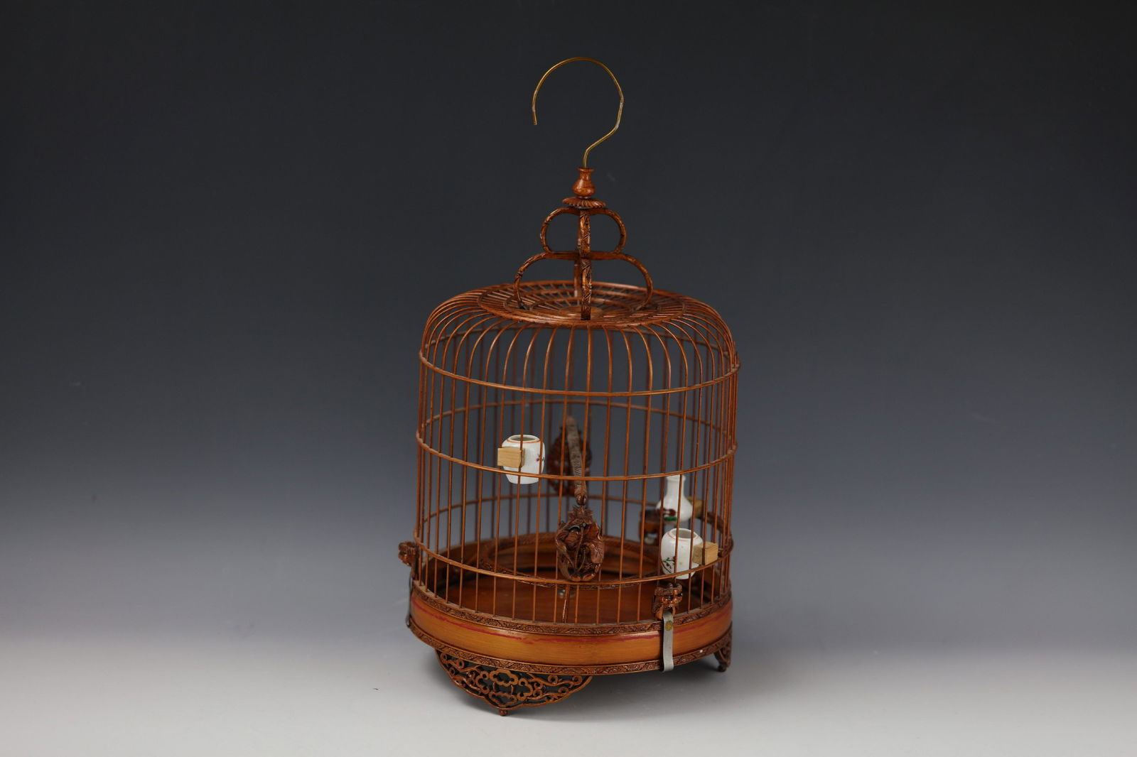 A Chinese Handmade Bamboo Birdcage (1 of 8)