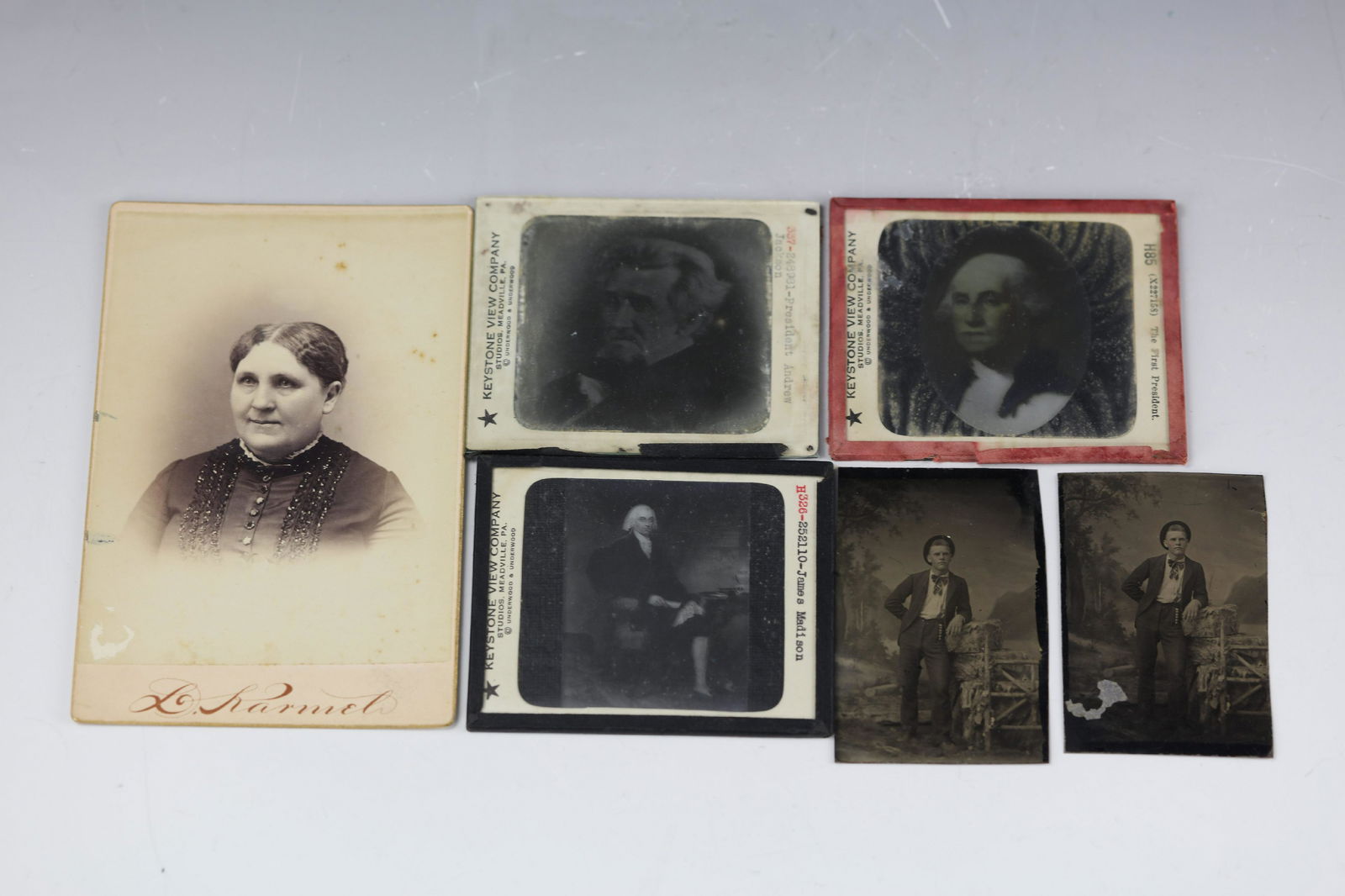 Three Old photos and Three Photography Plates (1 of 5)