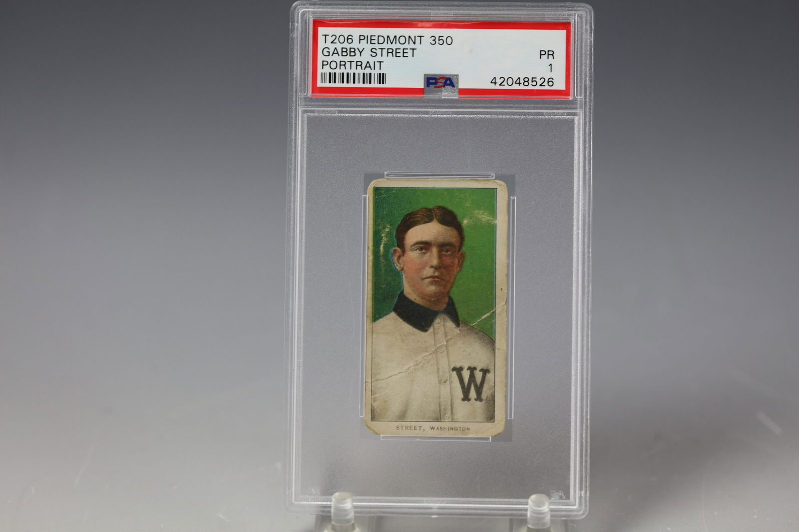1909 Gabby Street Portrait Piedmont 350 PSA Washington: 1909 Gabby Street Portrait Piedmont 350 PSA Washington Preview are available November 18th to 22nd from 11:00AM TO 5:00PM Eastern Time Location: 15229 Display Court Rockville MD 20851