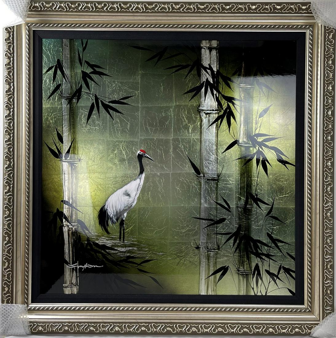 Patrick Guyton Testing The Waters Mixed Media Painting (1 of 6)