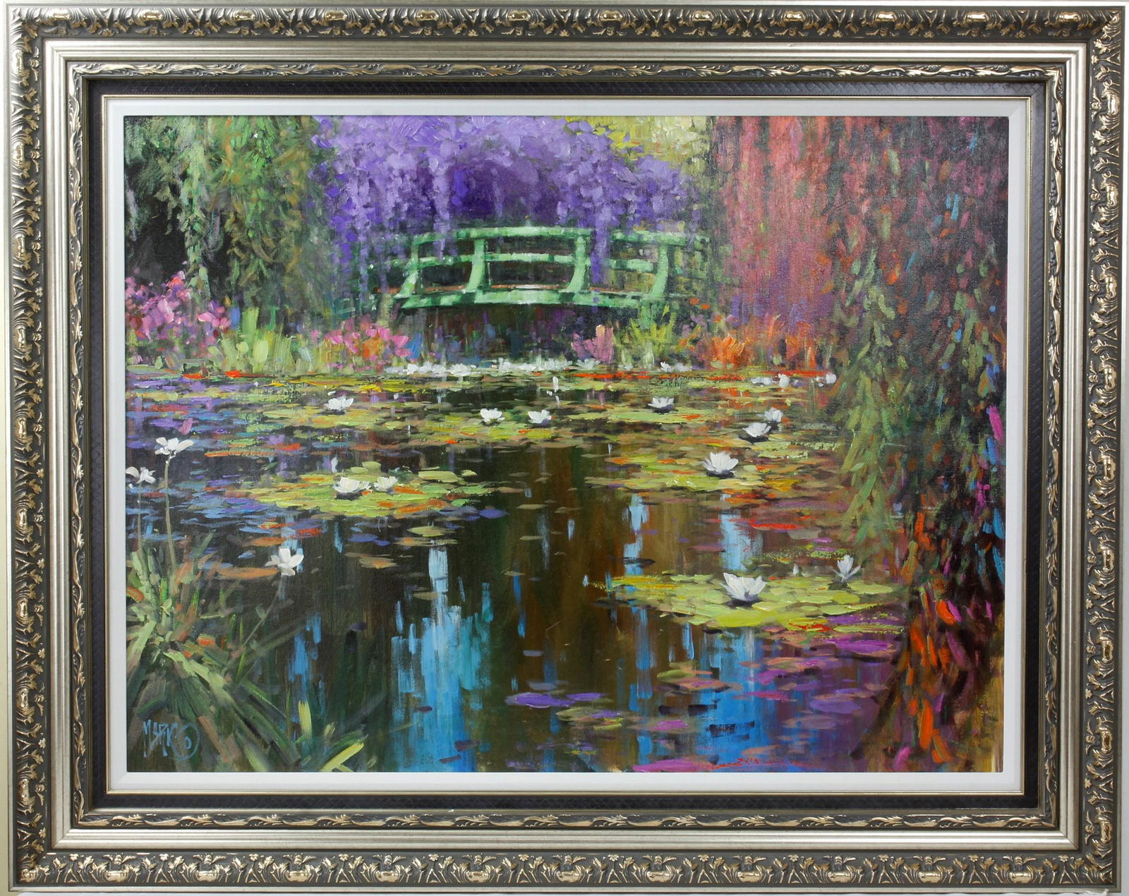 Marko Mavrovich,The Beuty of Giverny with Frame: Marko Mavrovich,The Beuty of Giverny with Frame,W 39.5 in. H 29.7 in. Frame: W 50 in. H 40 in.