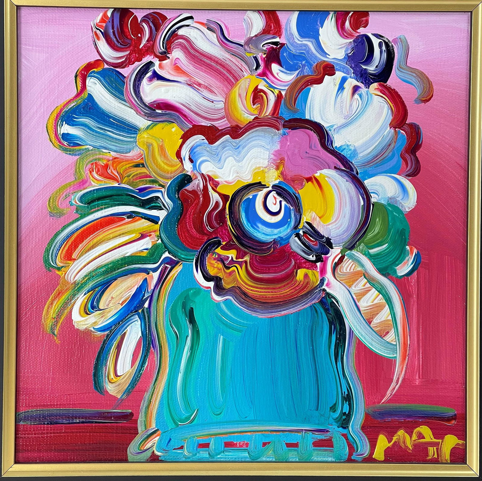 Peter Max Abstract Flowers Ver. XII 126 (1 of 4)