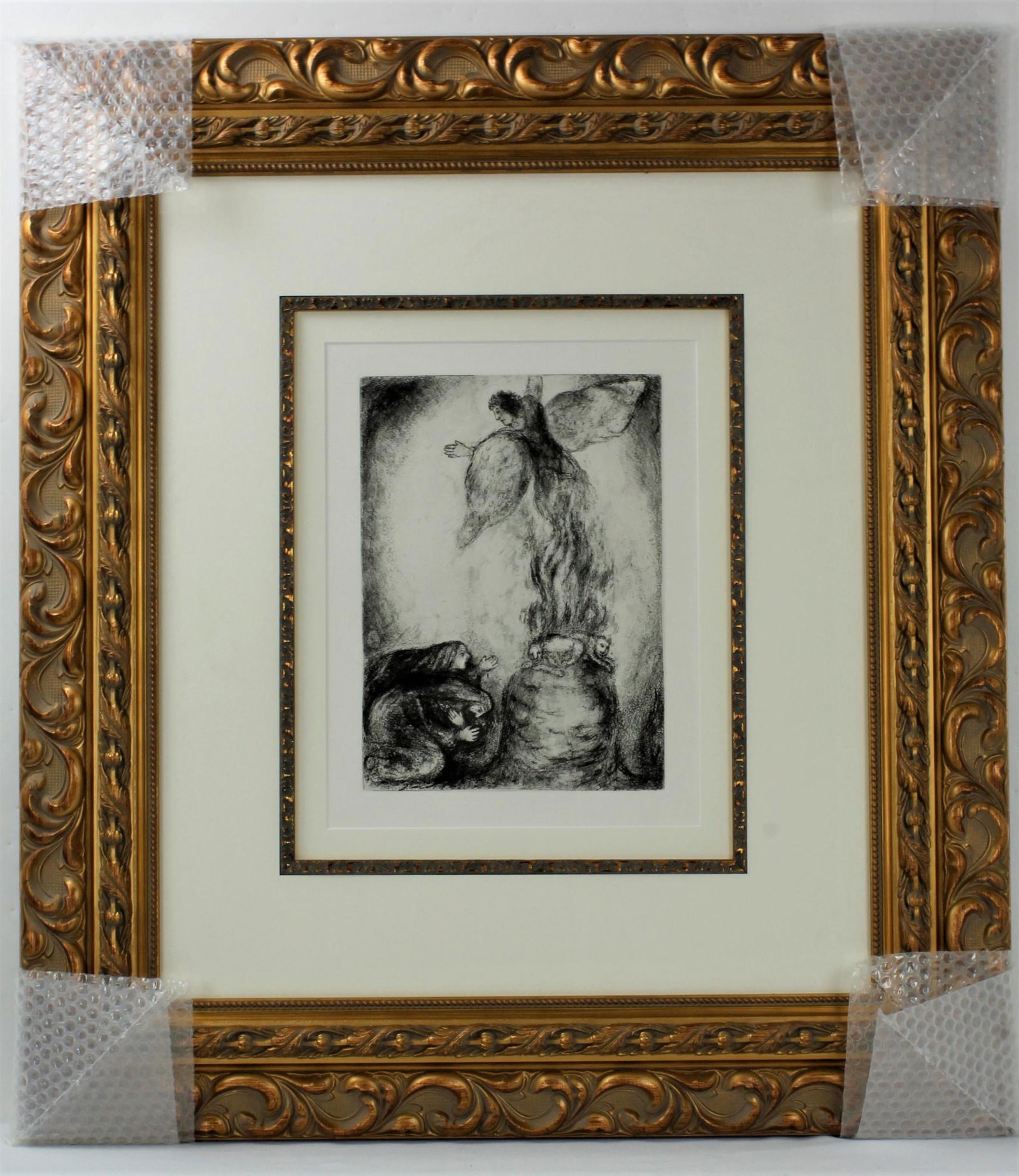 Marc Chagall  Sacrifice of Manoah Etching with (1 of 6)