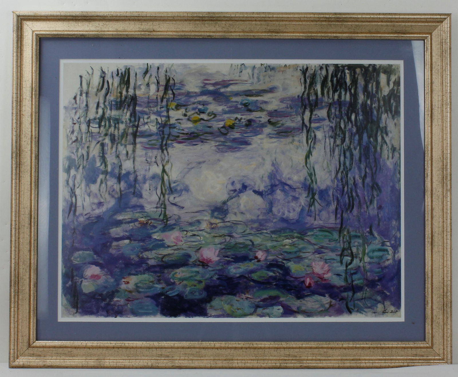 A Decoration Print Water Lilies with Frame (1 of 4)