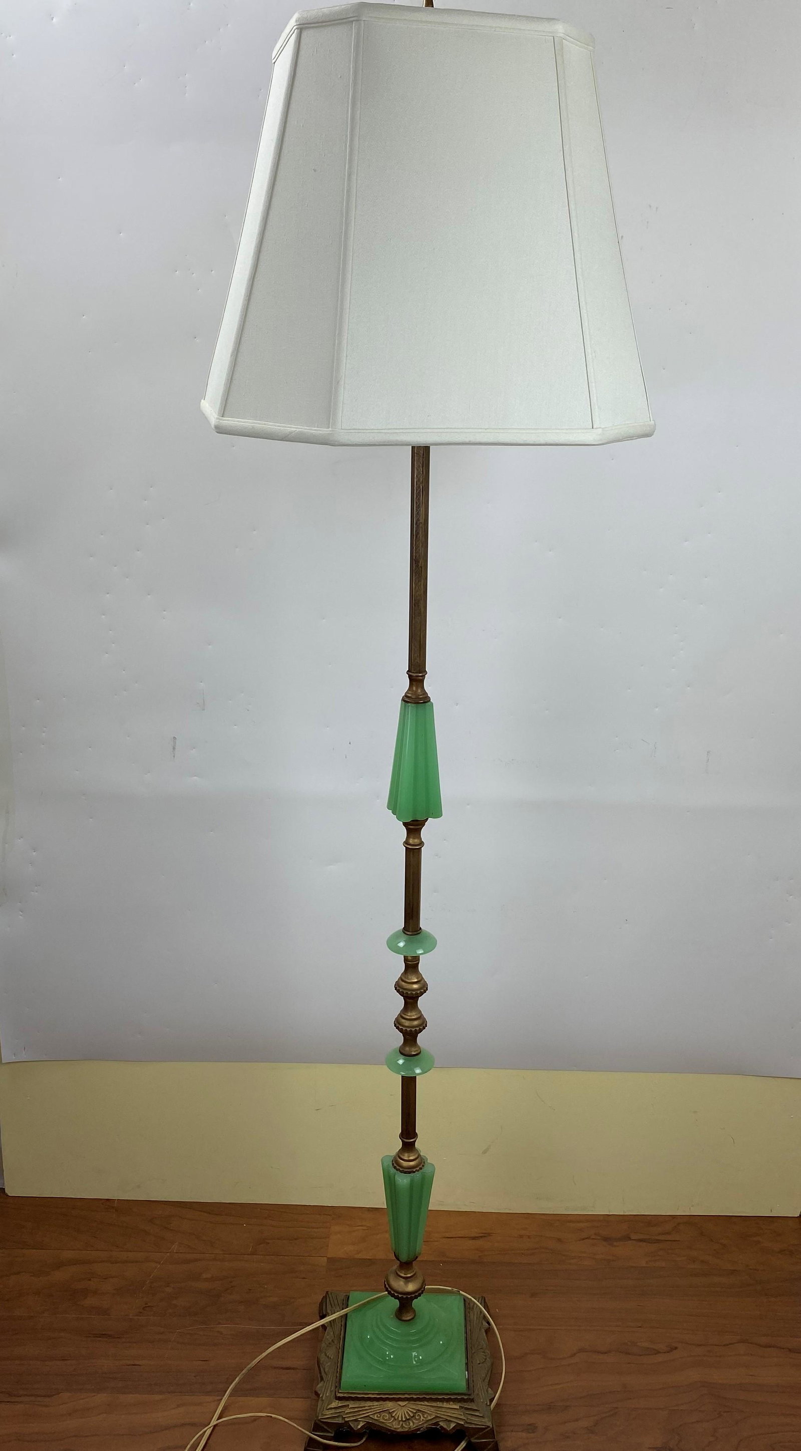 Antique Floor Lamps: Antique Floor Lamps,H 62 in.