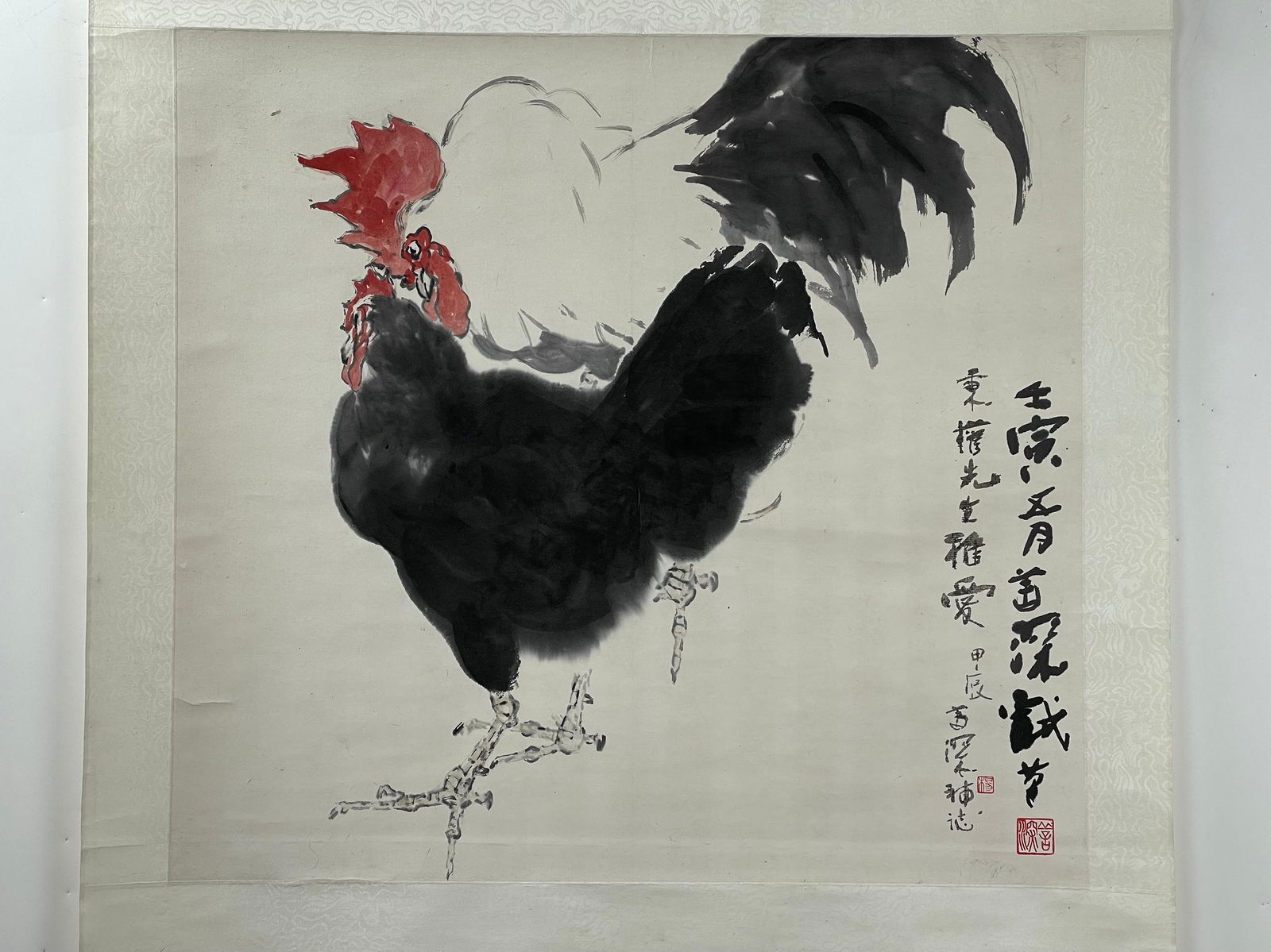 YANG SHANSHEN (1913-2004) Roosters (1 of 4)
