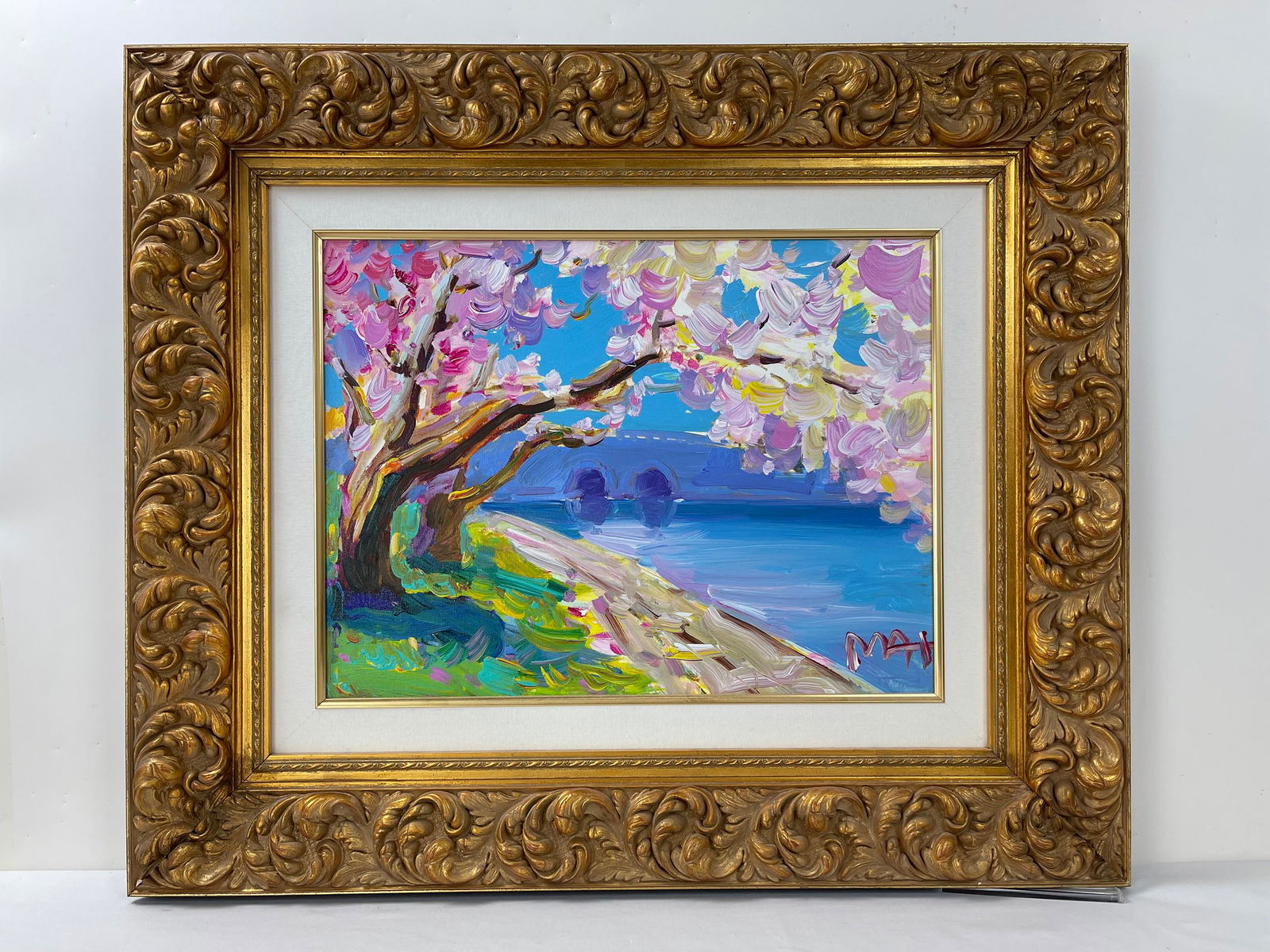 Peter Max Oil Painting with Frame (1 of 5)