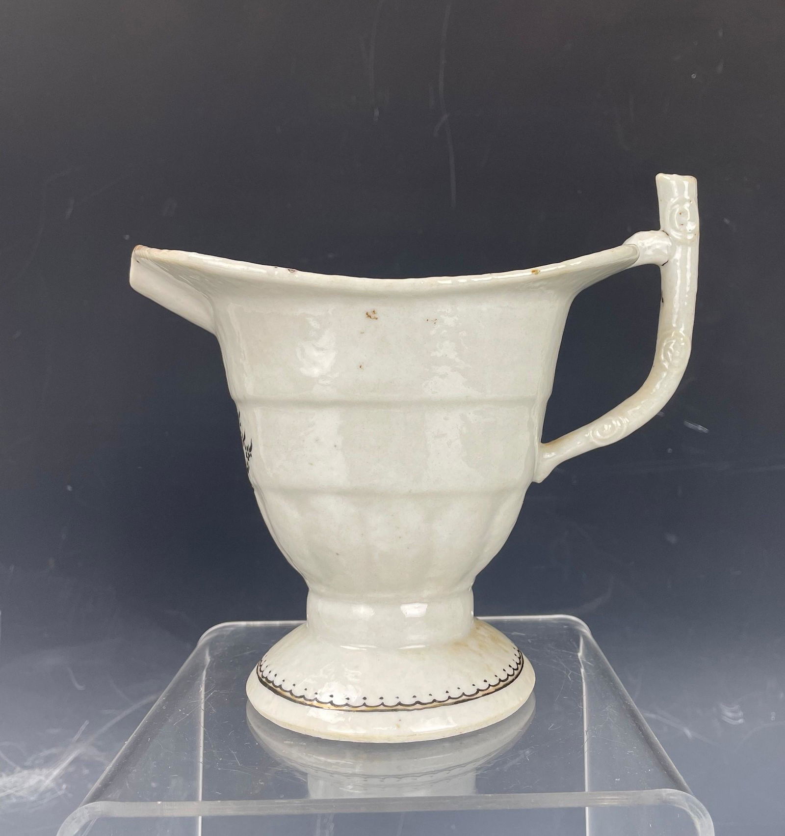 A Chinese Export Ink Color Porcelain Milk Cup (1 of 5)