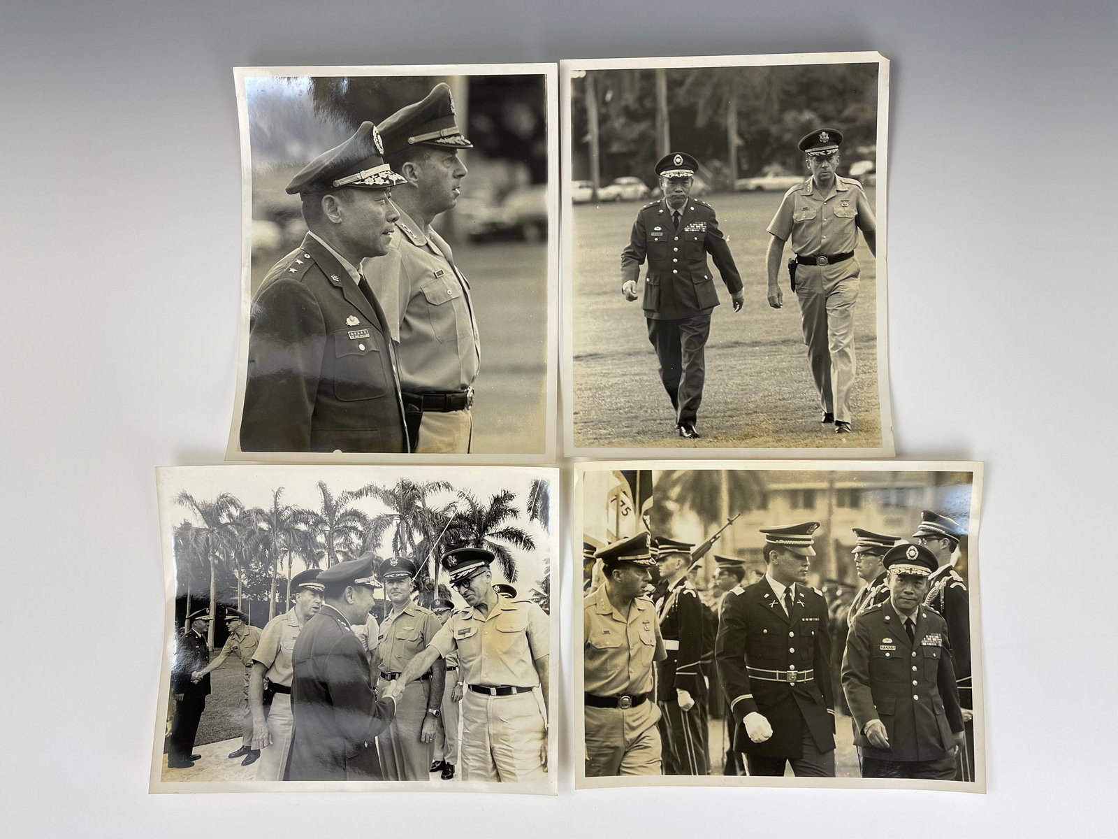 Four Vintage Photos of General Zhou Shiying In Hawaii: Four Vintage Photos of General Zhou Shiying In Hawaii, å‘¨å£«ç€›ï¼Œå­—æ ¼å¹³ï¼Œæµ™æ±Ÿå´å…´äºº. preview from Mar 21st to 25th from 2:00 PM TO 6:00 PM Eastern