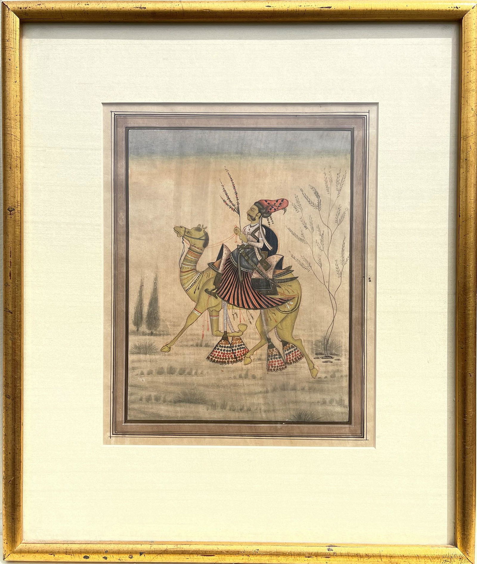 Framed Print Man Ride on Camel (1 of 2)