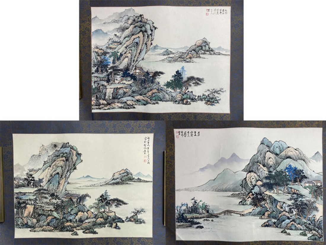 Three Chinese Painting ink and Color on Paper (1 of 10)