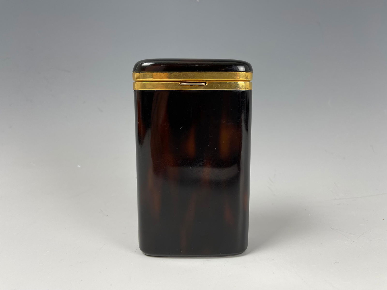 Made In Spain Celluloid Cigarette Case Faux Tortoise Shell (1 of 5)