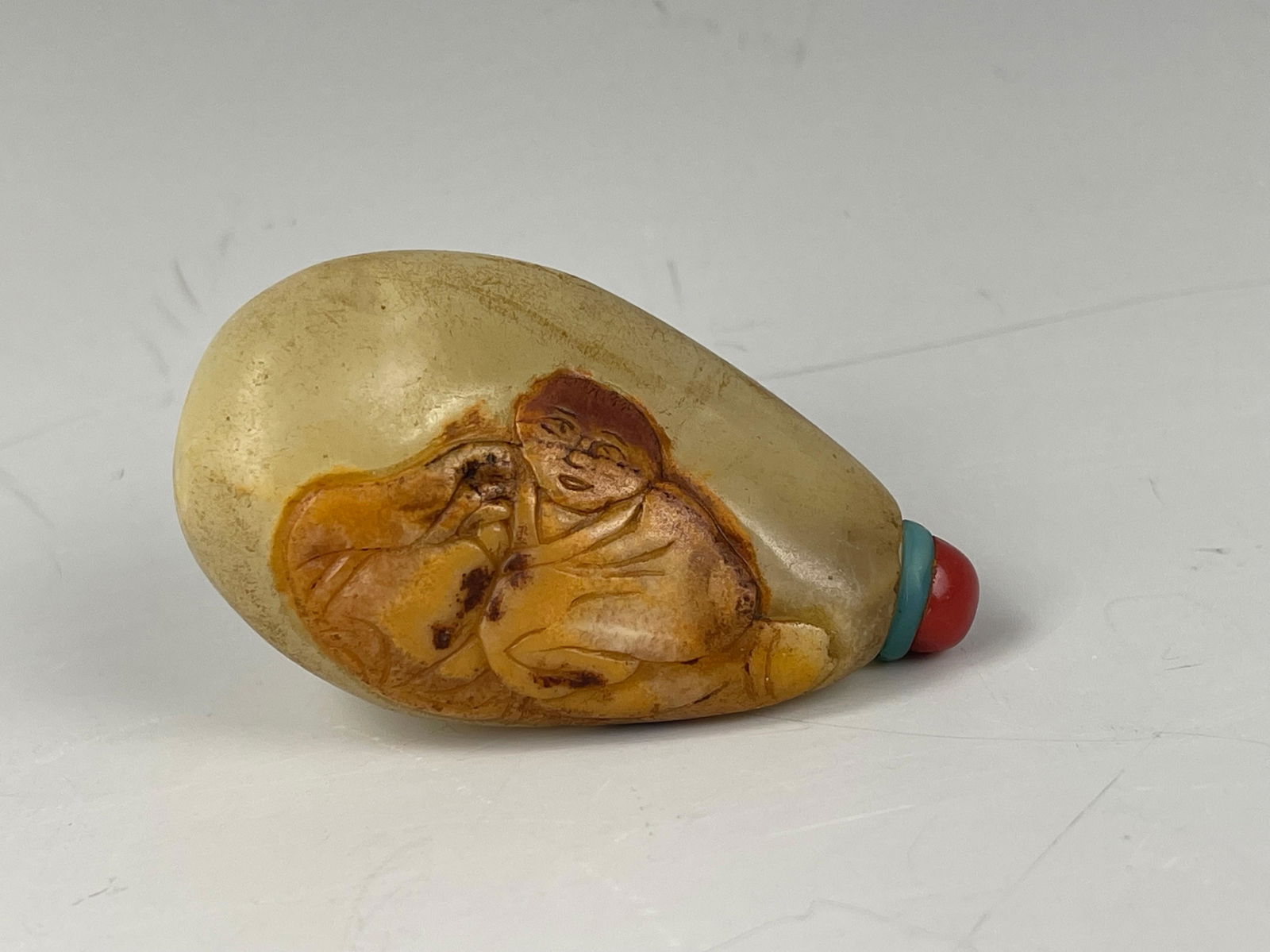 A Chinese Jade Snuff Bottle (1 of 3)