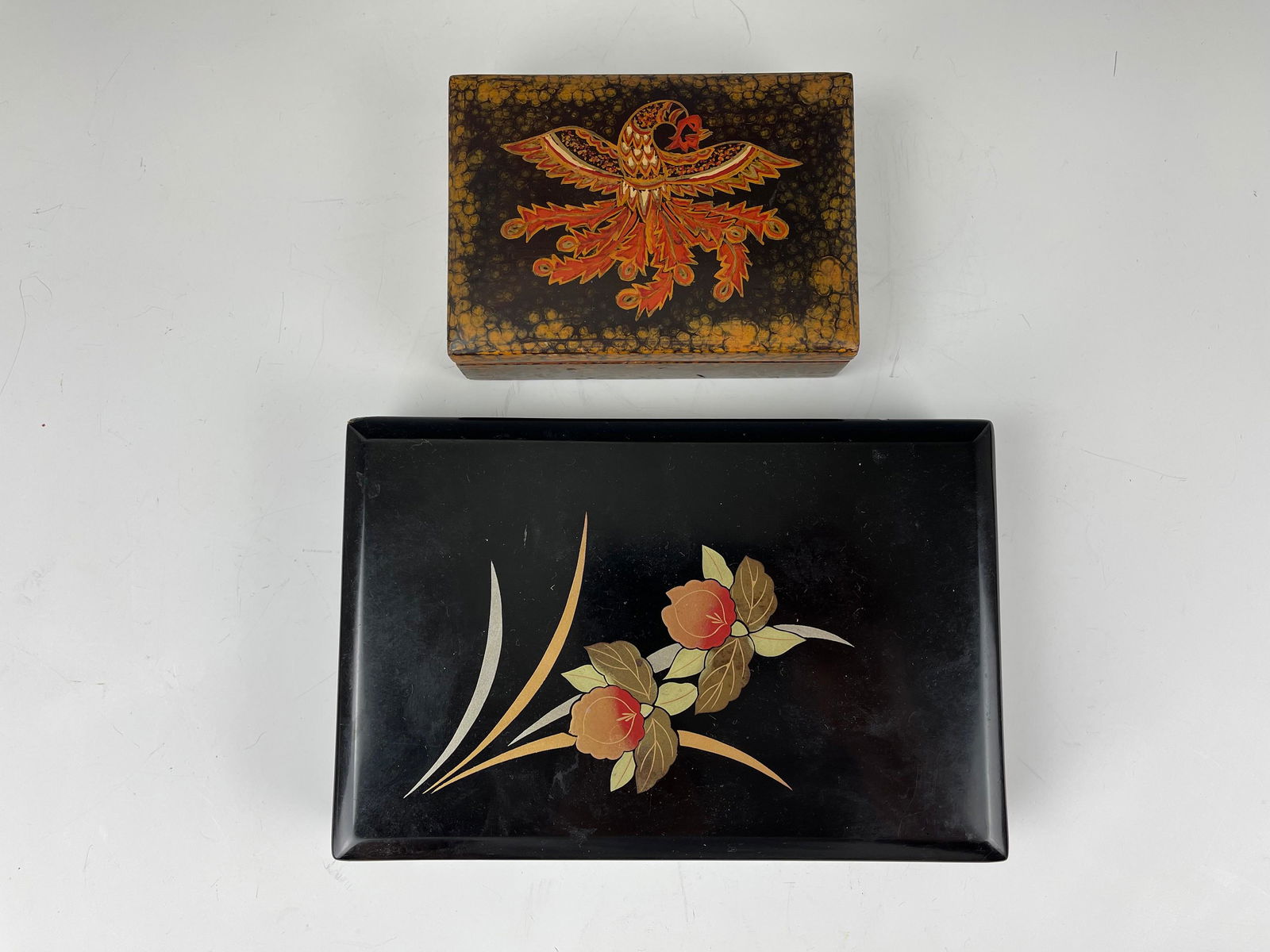 Two Japanese Lacquer Boxes (1 of 4)