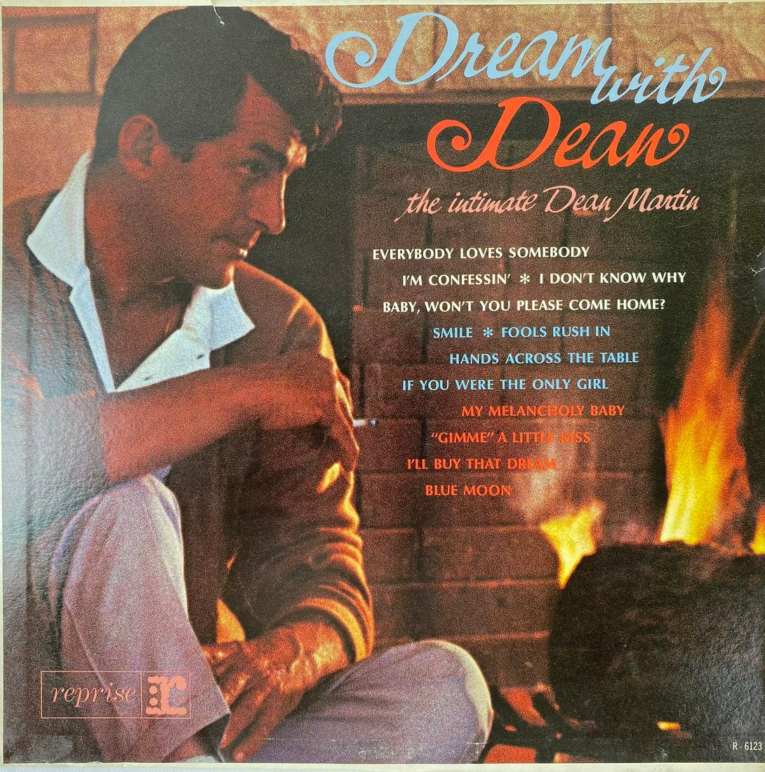Dream With Dean by Dean Martin Vinyl Record: Dream With Dean by Dean Martin Vinyl Record, H31.5 cm. ( 12.4 in.), preview from Aug. 22nd to 27th from 2:00 PM TO 6:00 PM Eastern Time, Location: 15229 Display Court Rockville MD 20850