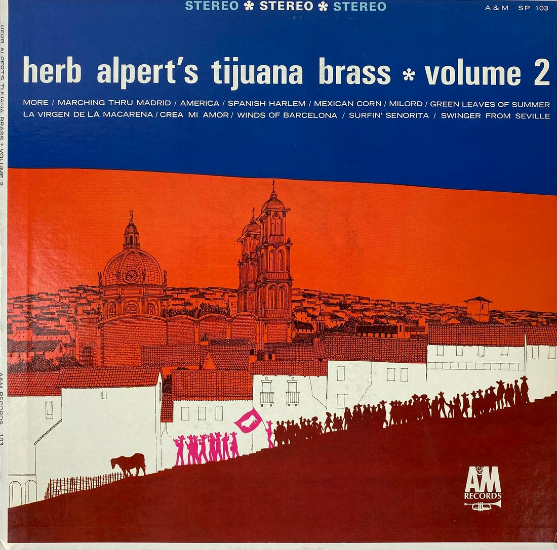 Volume 2 Herb Alperts Tijuana Brass Album: Volume 2 Herb Alperts Tijuana Brass Album, H31.5 cm. ( 12.4 in.), preview from Aug. 22nd to 27th from 2:00 PM TO 6:00 PM Eastern Time, Location: 15229 Display Court Rockville MD 20850