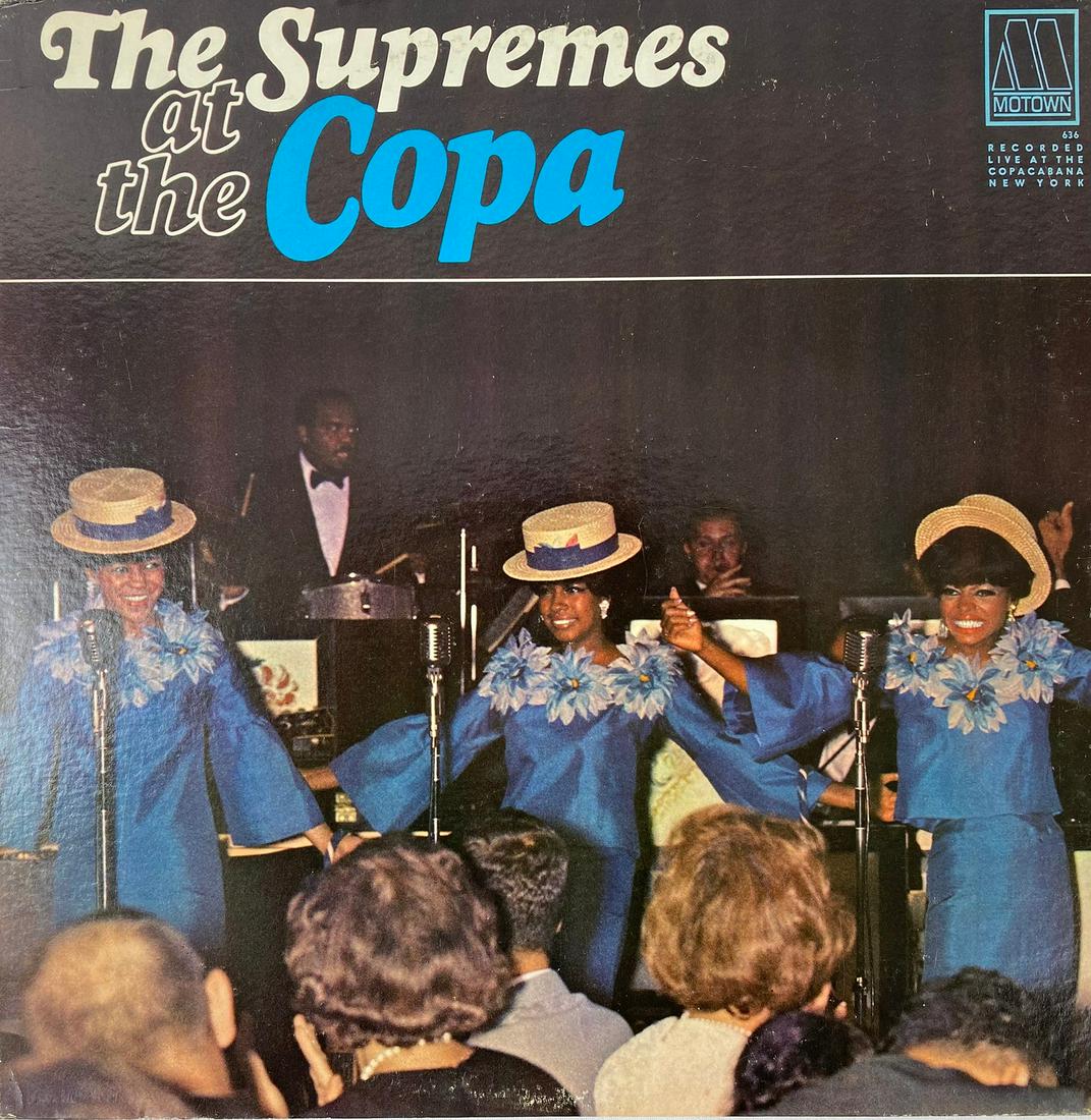 The Supremes At The Copa Vinyl Record: The Supremes At The Copa Vinyl Record,H31.5 cm. ( 12.4 in.), preview from Aug. 22nd to 27th from 2:00 PM TO 6:00 PM Eastern Time, Location: 15229 Display Court Rockville MD 20850