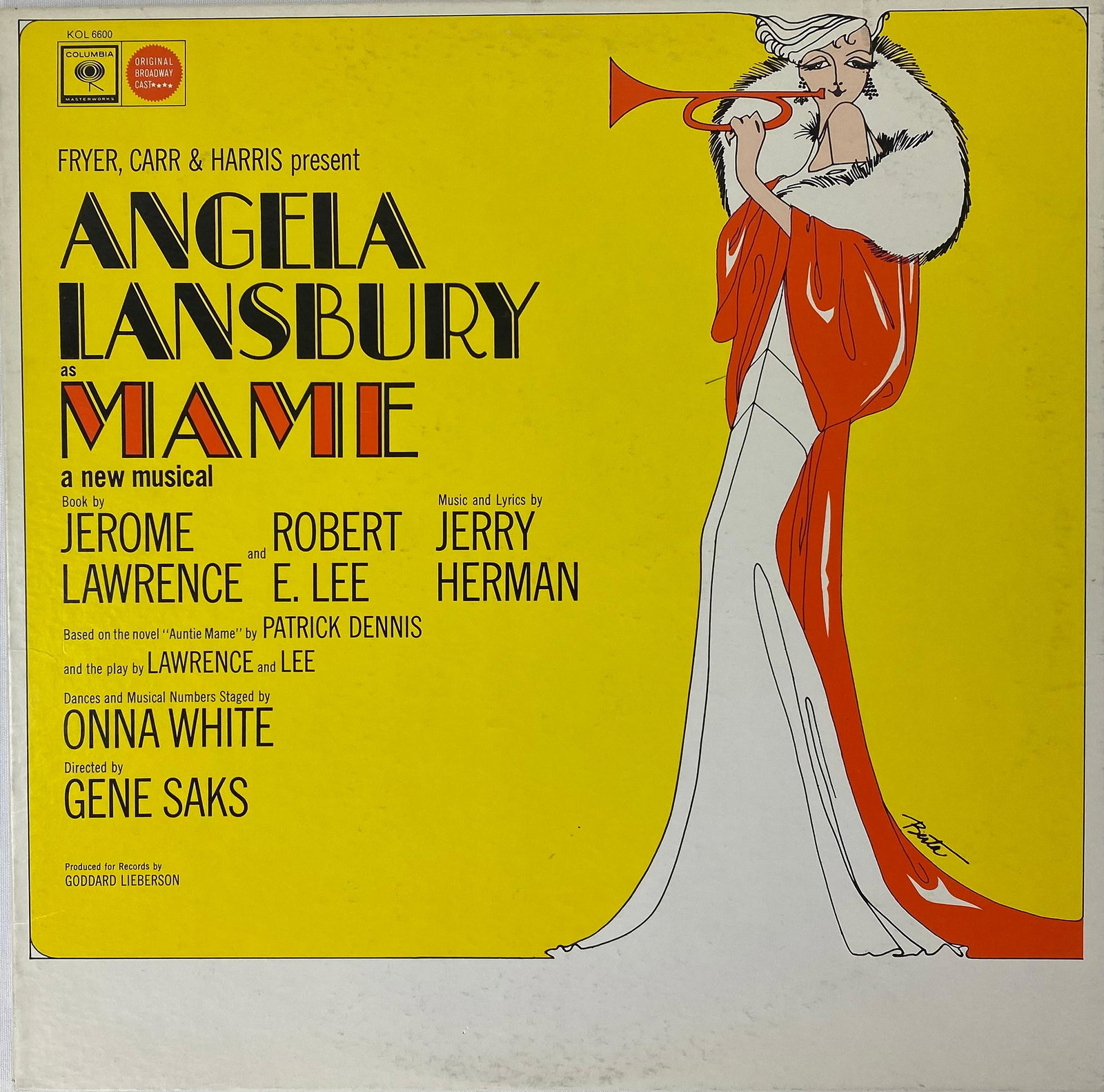 ANGELA LANSBURY MAME NEW MUSICAL SHOW VINYL RECORD STEREO: ANGELA LANSBURY MAME NEW MUSICAL SHOW VINYL RECORD STEREO,H31.5 cm. ( 12.4 in.), preview from Aug. 22nd to 27th from 2:00 PM TO 6:00 PM Eastern Time, Location: 15229 Display Court Rockville MD 20850.