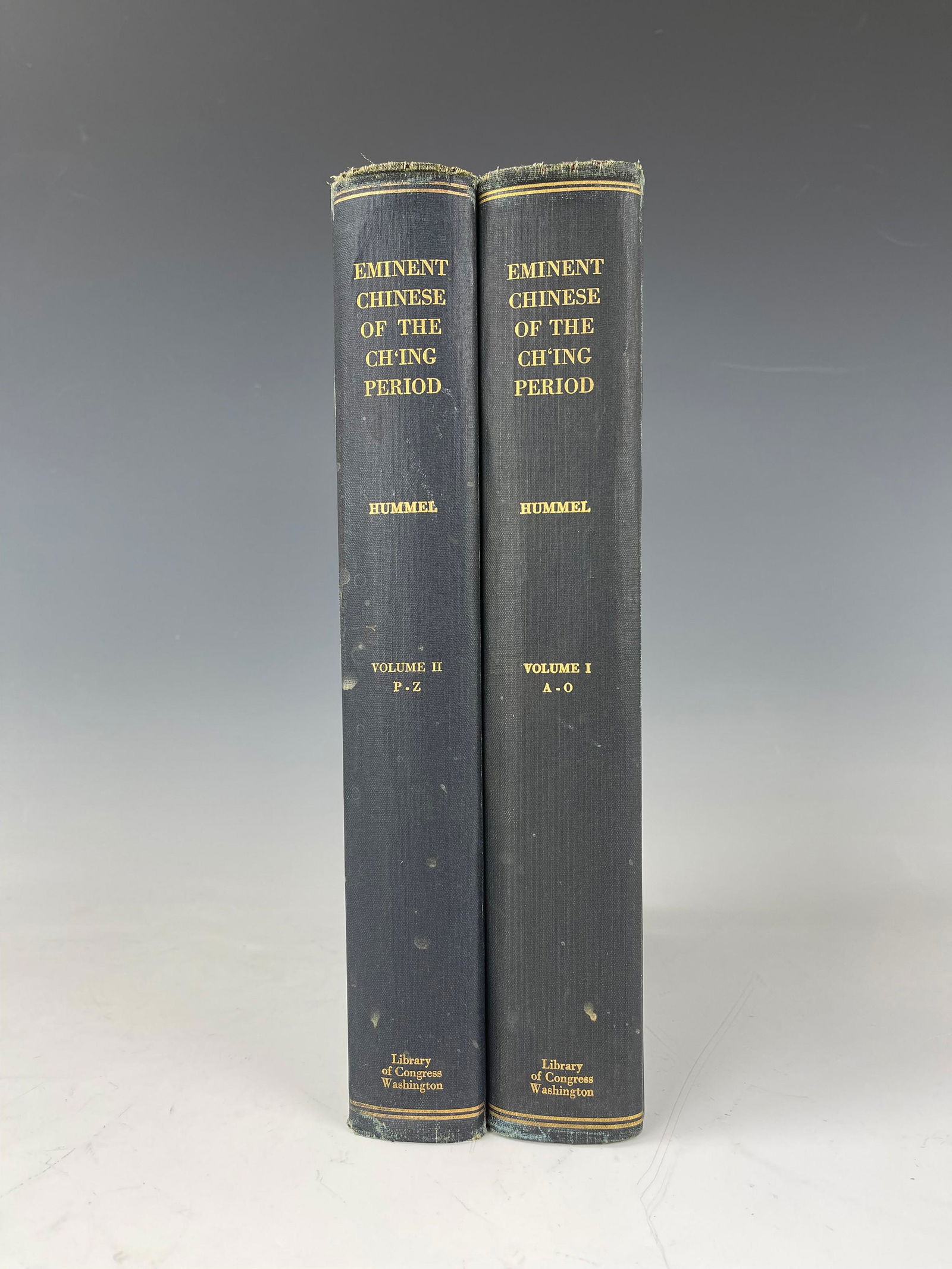 Two Books Eminent Chinese of The Ching Period Signed by Author (1 of 9)