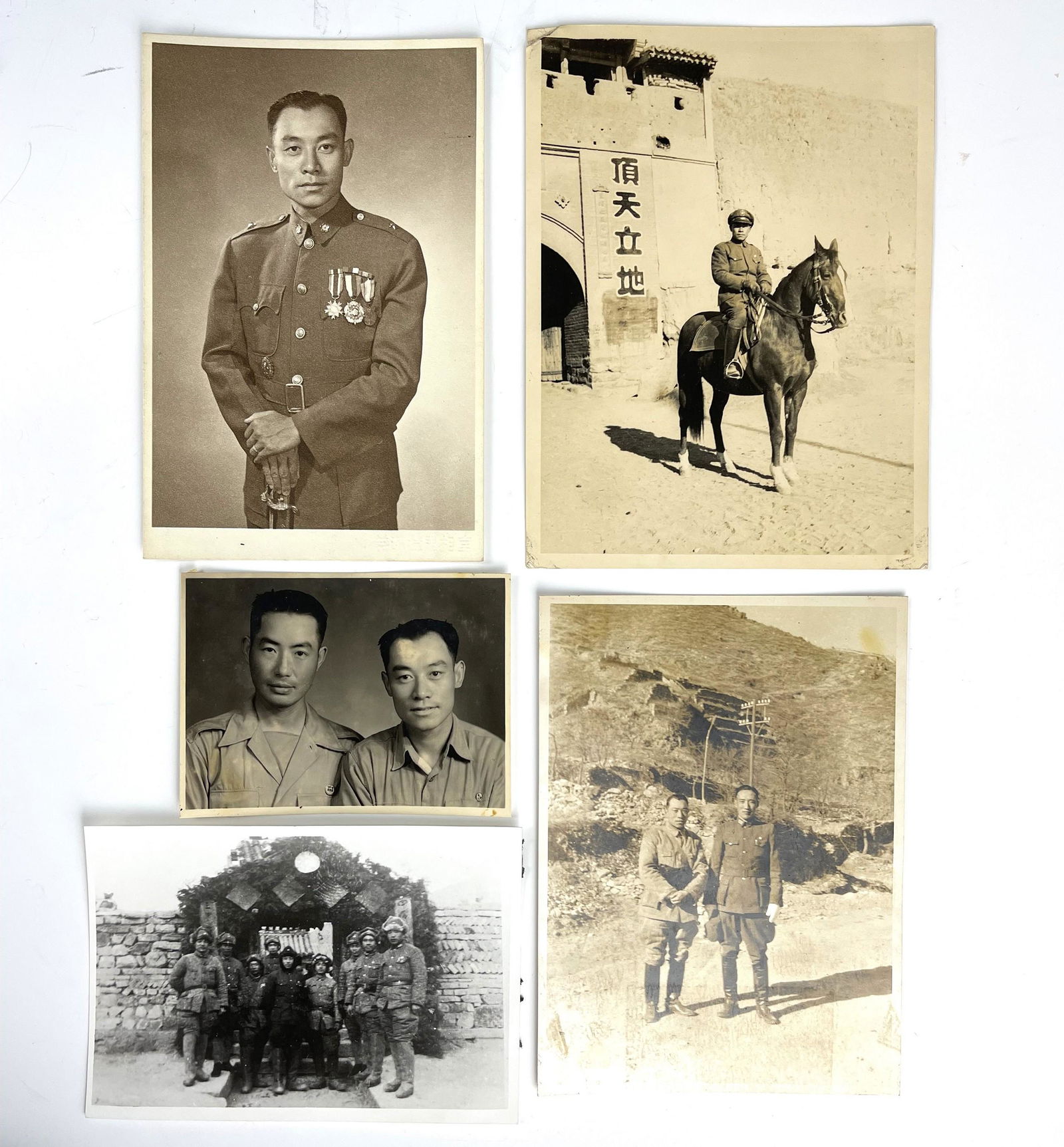 Five Photograph of Zhou Shiying Signed (1 of 3)