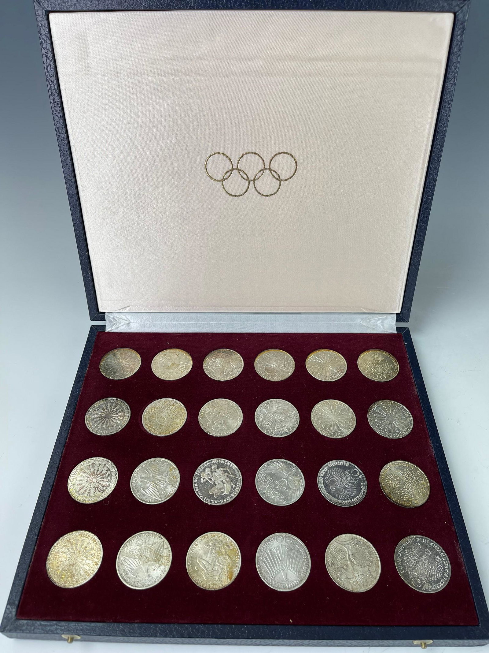 1972 Munich Olympic Coin Set 24pc