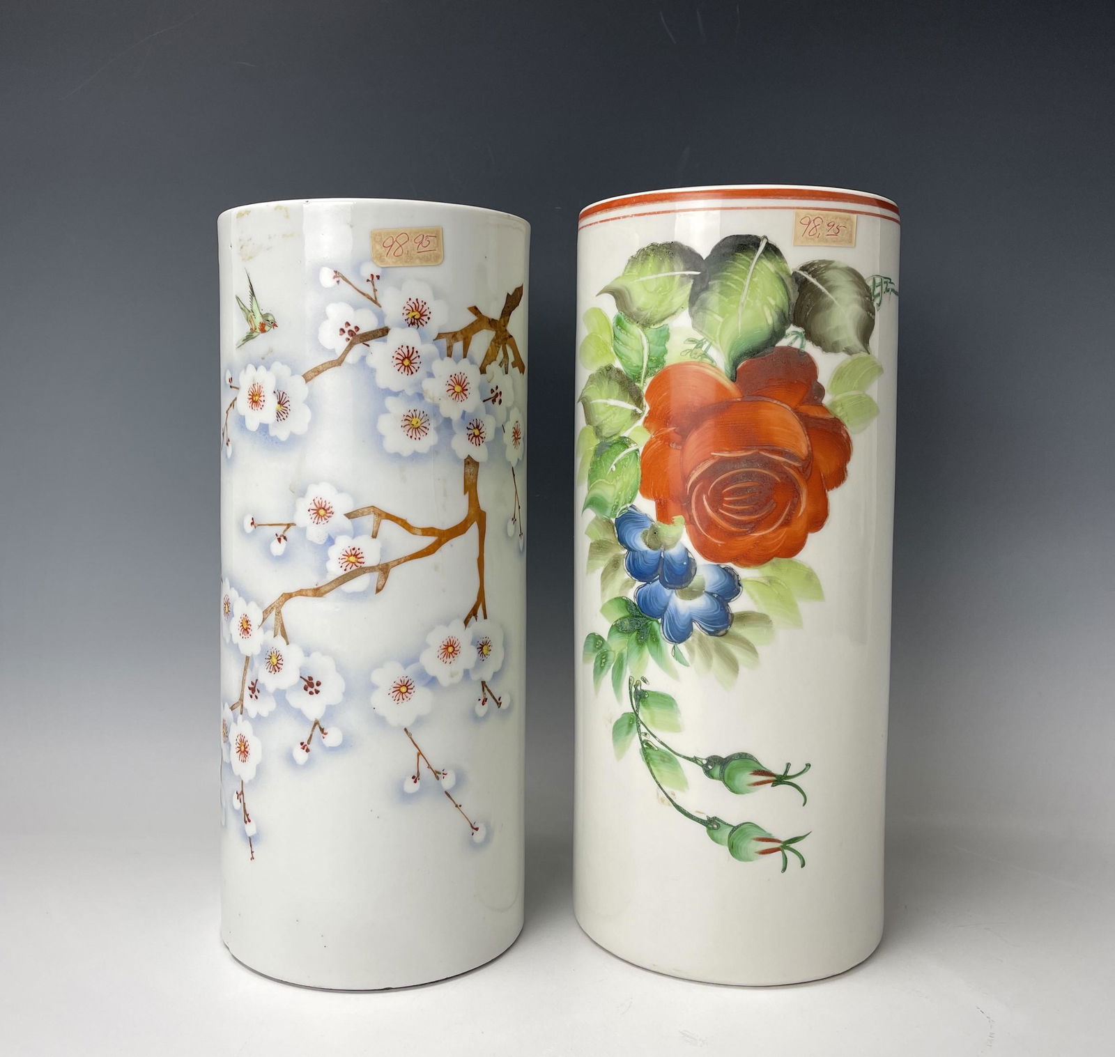 Two Chinese Porcelain Hat Stand Hongxian Mark (1 of 6)