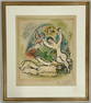 A Framed The Land of Gods Signed by Marc Chagall