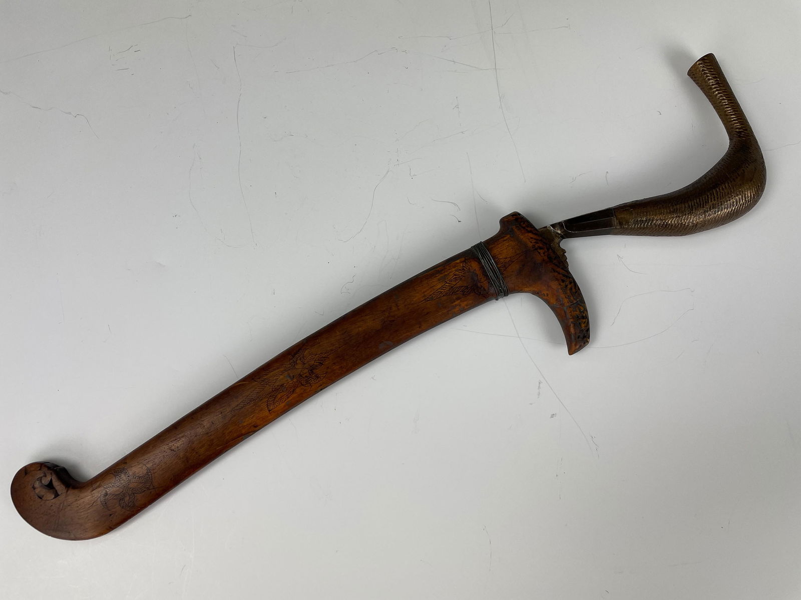 A 19th Century Indonesian Rentong Dagger (1 of 9)