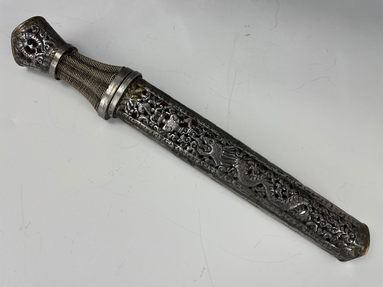 A 19th Century Bhutanese Dozum Knife (1 of 3)