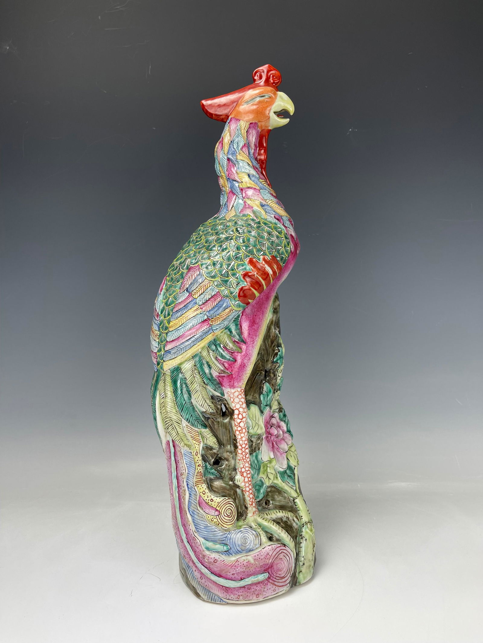 A Chinese Porcelain Phoenix Statue (1 of 7)