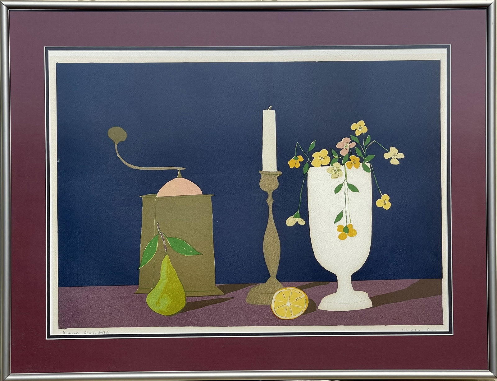 Walter Pozzi 1911-1989 Signed Framed: Walter Pozzi 1911-1989 signed lower right,Framed,frame size W 81 cm(32in.) x H 62 cm(24in.).Preview from Jun. 19th to 23rd from 1:00 PM TO 5:00 PM Eastern Time, Location: 15229 Display Court, Rockvill