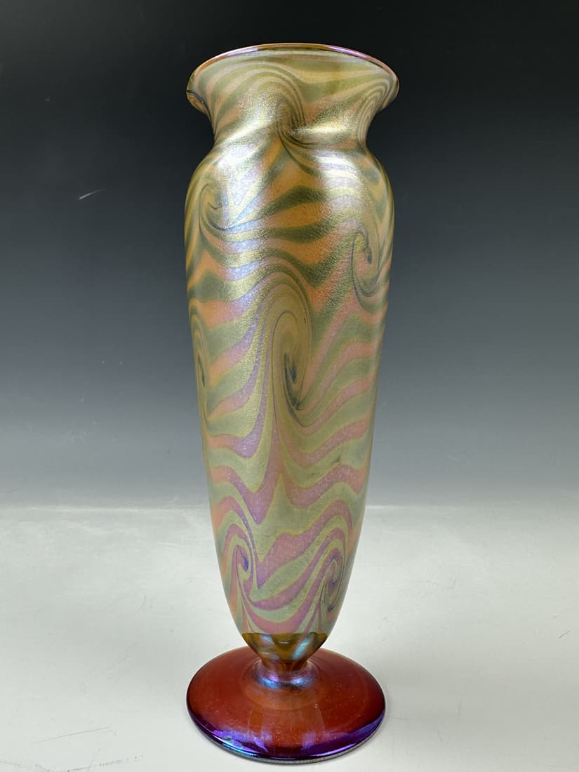 A LCT Louis Comfort Tiffany Favrile Art Glass With Mark (1 of 6)