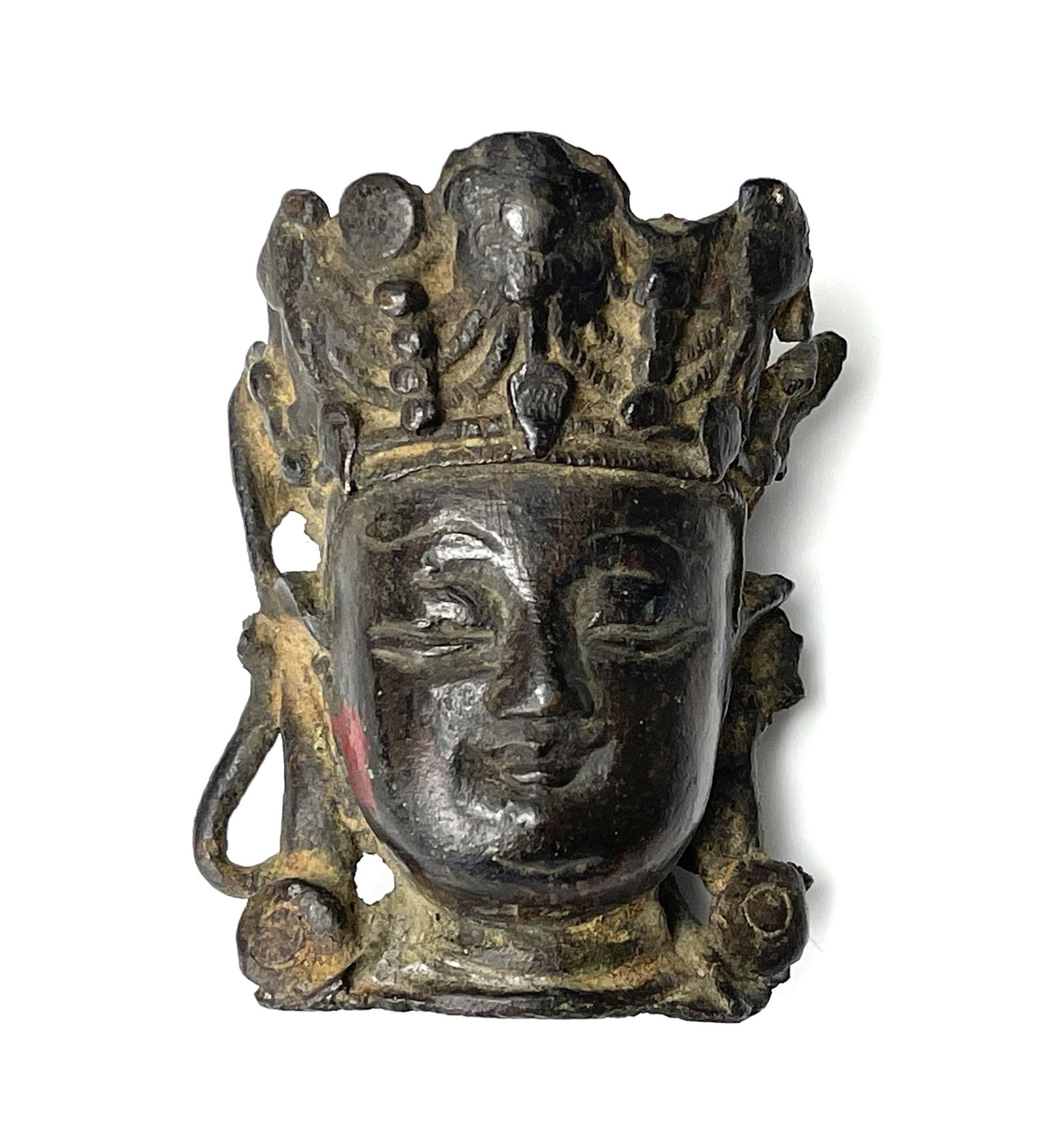 A Chinese Bronze Guanyin Buddha Head (1 of 3)