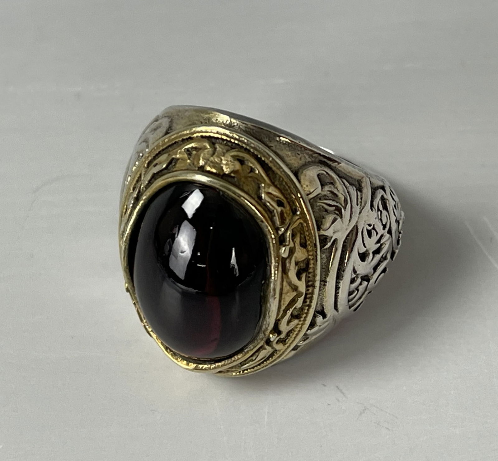 Chinese Antique Silver Lock Pendant Necklace (1 of 5)