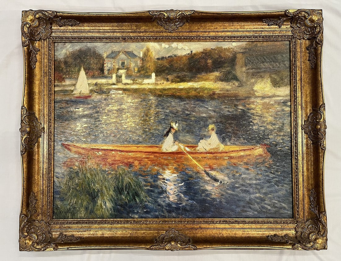 Banks of the Seine at Asnieres with Victorian Gold Frame (1 of 6)