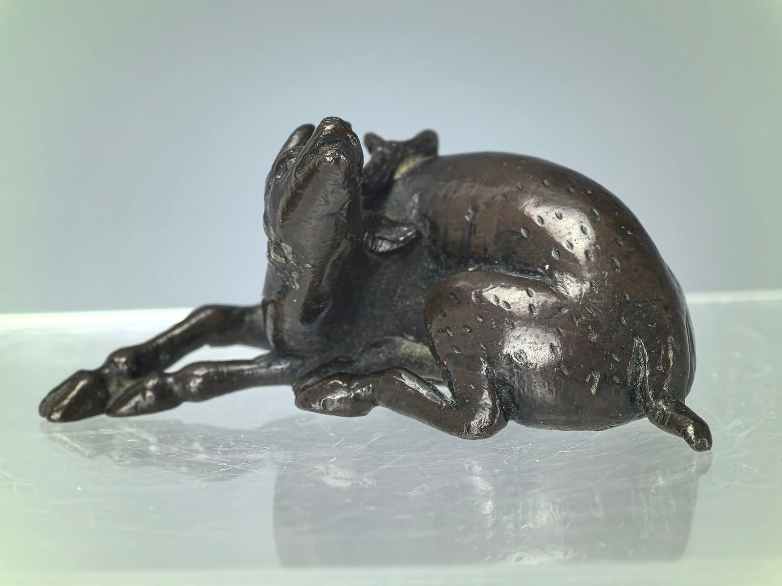 Chinese Bronze Deer Shaped Water Dropper (1 of 5)