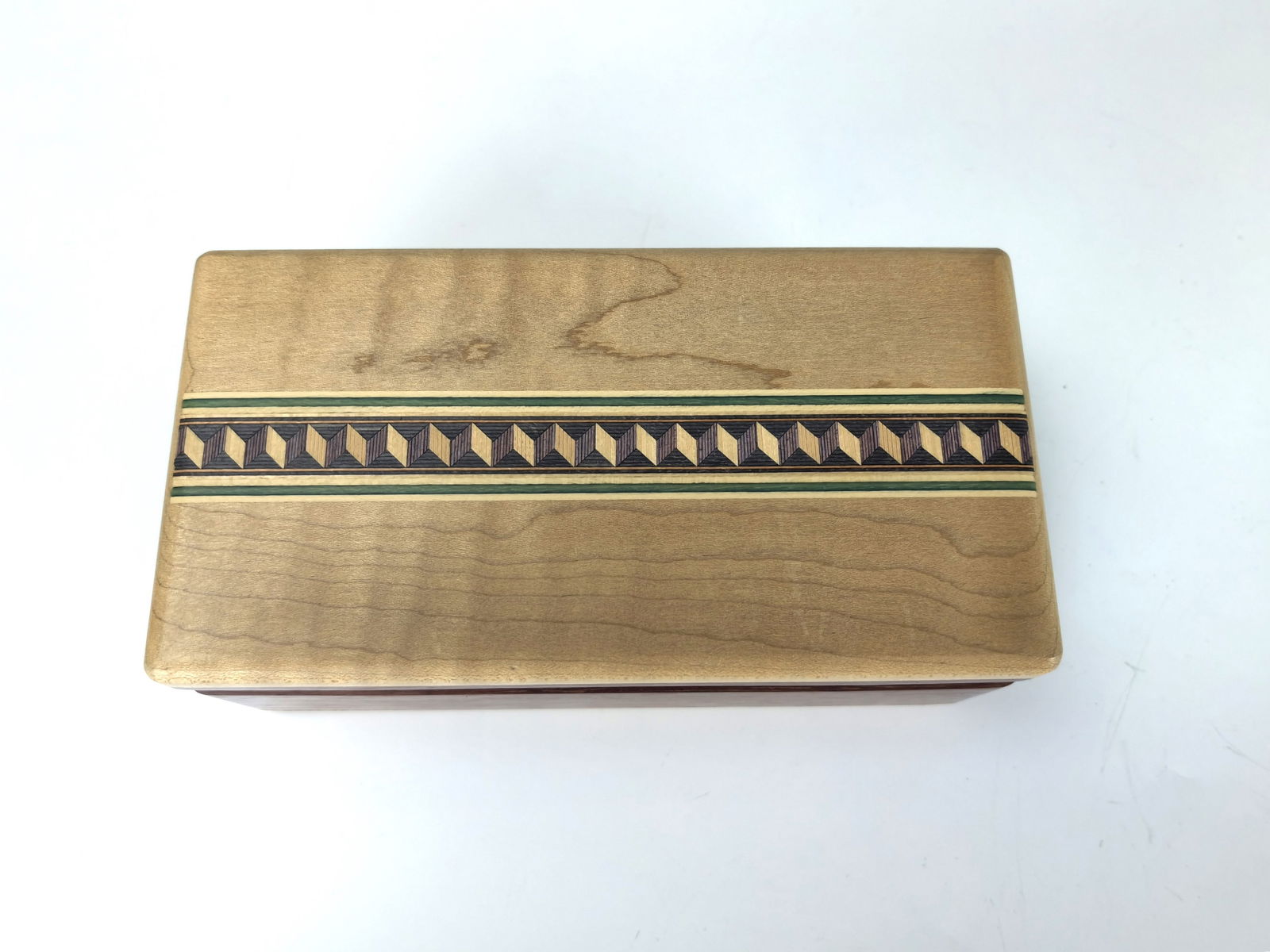 A Beautiful Handcrafted Wooden Box (1 of 4)