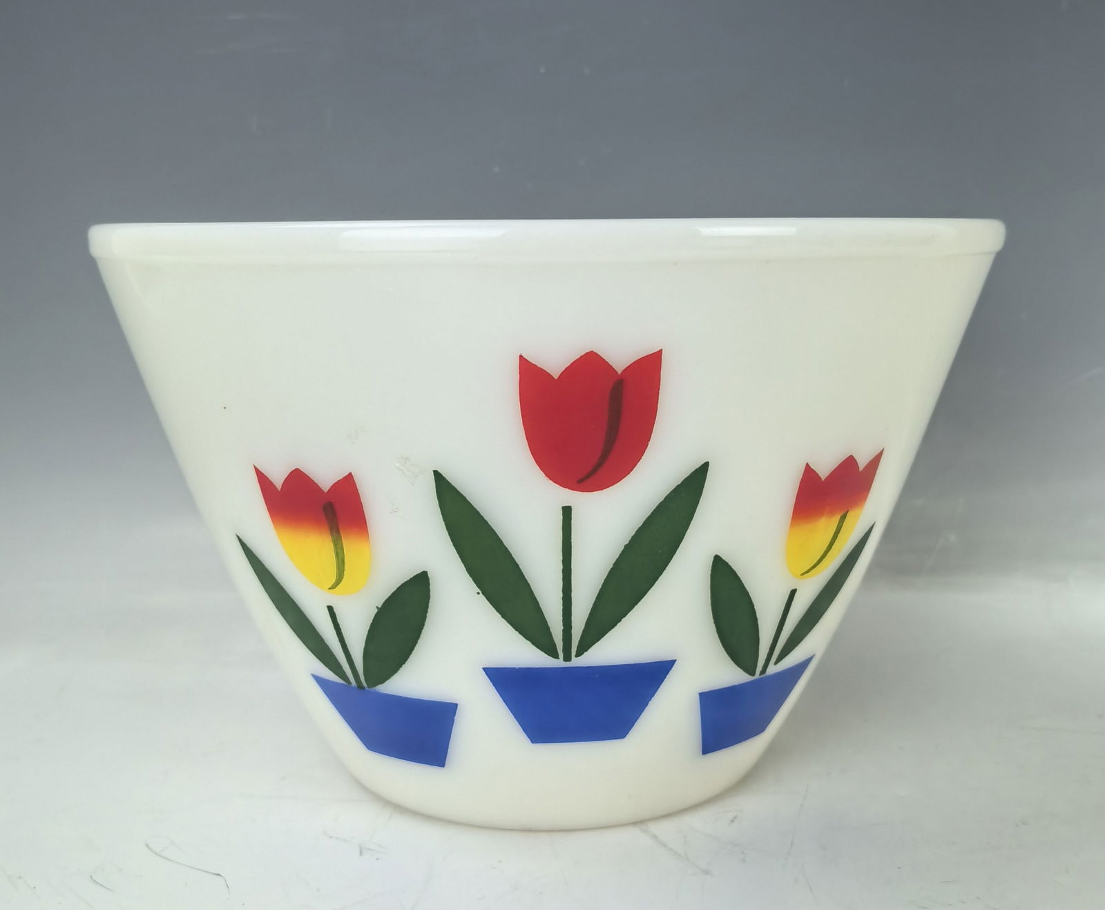 Vintage Fire King Glass Tulip Mixing Bowl (1 of 6)