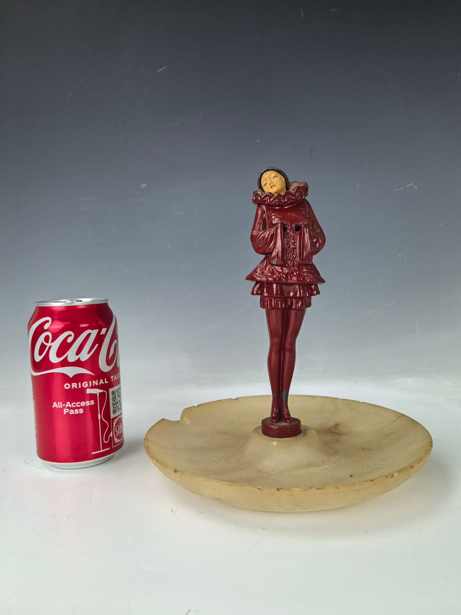 JB Hirsch Art Deco Chanteuse Harlequin Figurine (1 of 6)