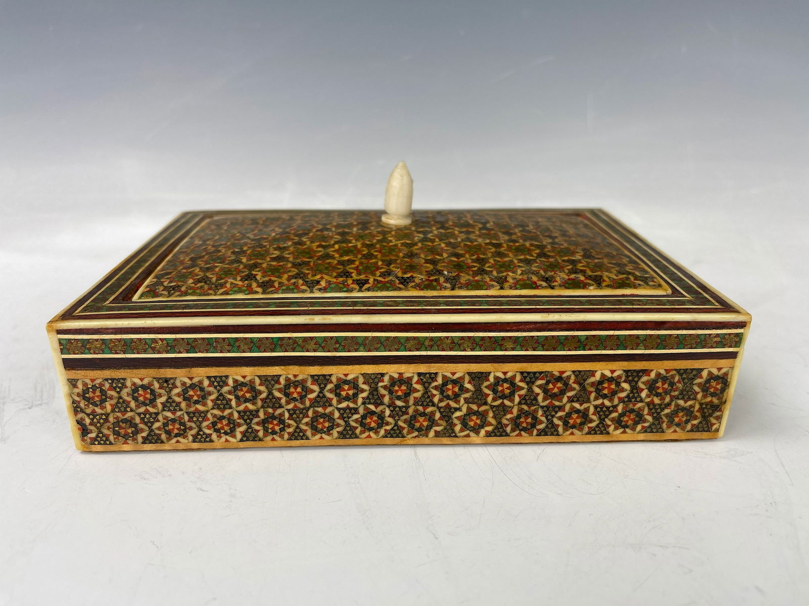 Moorish Micro Mosaic Inlaid Jewelry Box (1 of 5)