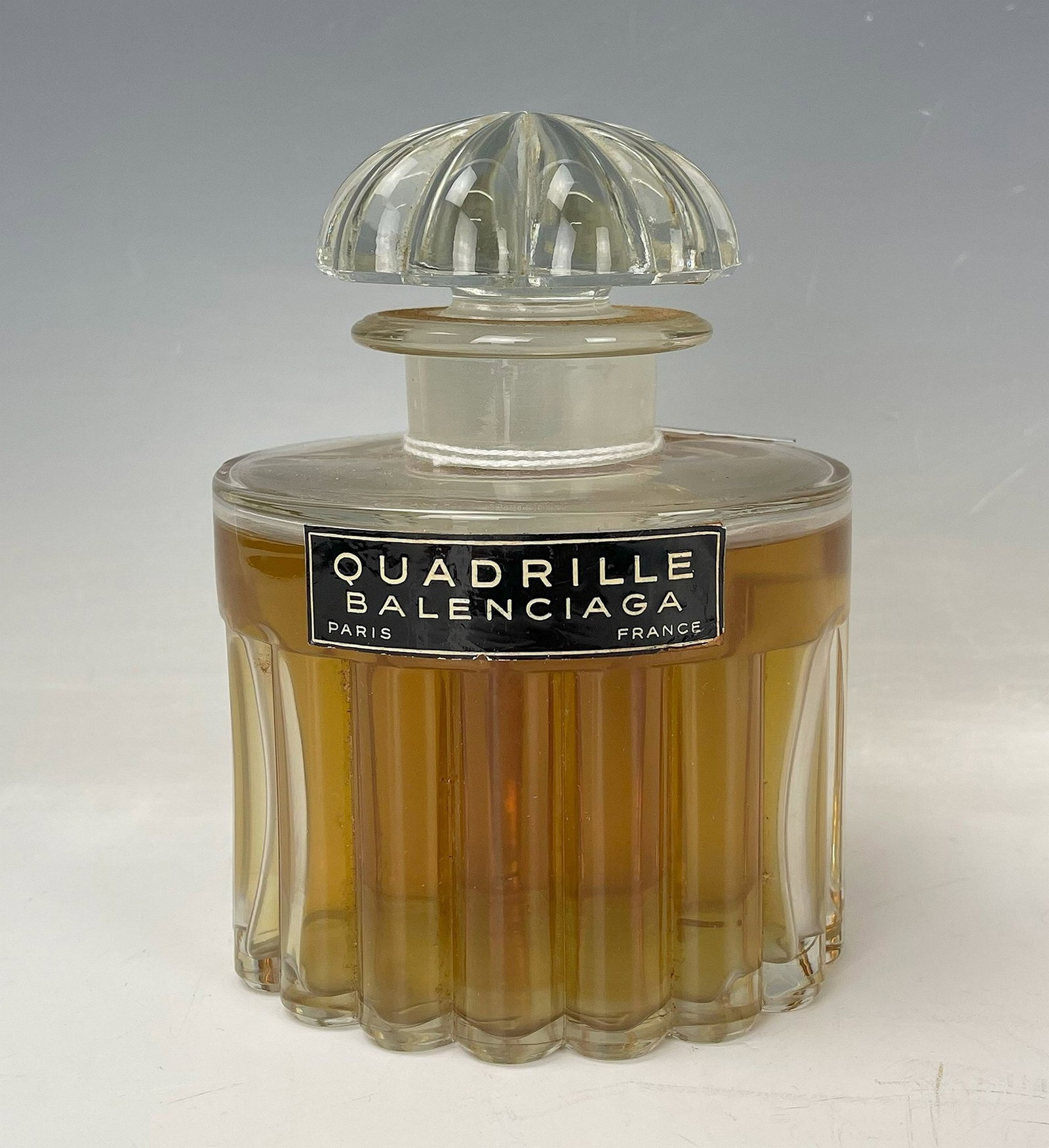 Quadrille Balenciaga Paris Perfume France: Quadrille Balenciaga Paris Perfume France, H 16.5 cm (6.5 in.), Preview from May 27th to 31st from 1:00 PM TO 5:00 PM Eastern Time, Location: 15229 Display Court, Rockville MD 20850.