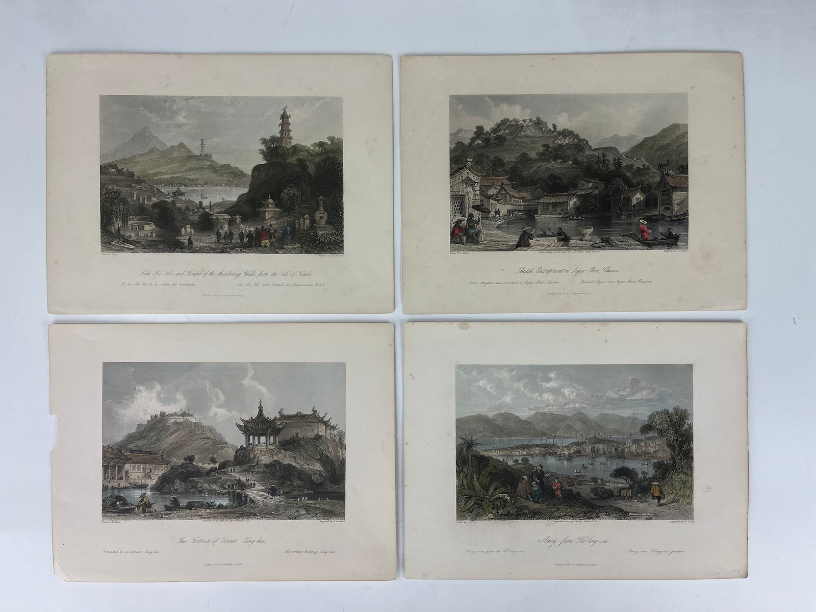 1843 Hand Colored Scenic Views of China by T Allom (1 of 11)