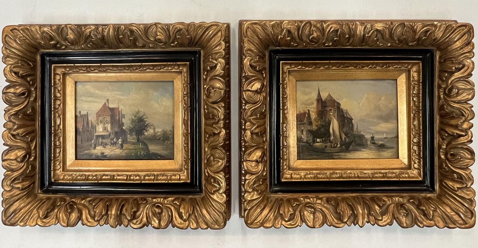 Two Oil Paintings Countryside by Metcalf: Two Oil Paintings Countryside by Metcalf. Willard Leroy Metcalf (1858 - 1925) was an American Impressionist painter known for his landscapes, particularly scenes of New England and the American countr